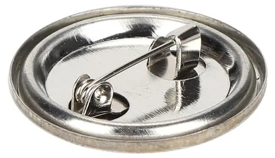 100er-Set Knopfmacher-Zubehör, Metall, 25 mm, runde Abzeichenrohlinge