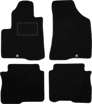 Immagine prodotto di Tappetini in velluto nero per: Hyundai SantaFe II SUV (2006-2012)