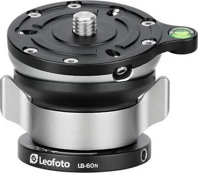 Obrázek produktu pro Leofoto LB-60N, Černá, Stříbrná, Hliník, 15 kg, 3/8", 206 g
