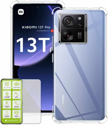 Obrázok produktu pre Transparentné ochranné puzdro z TPU pre Xiaomi 13T / 13T Pro s hrúbkou 0,26 mm a sklom H9