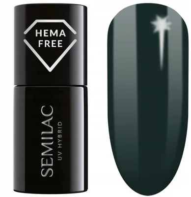 Produktbild von Semilac Uv Nail Polish Hybrid 422 Deep Forest Green 7 Ml