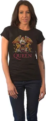 Produktbild von Queen - "Classic" T-Shirt für Damen RO2785 (M) (Schwarz)