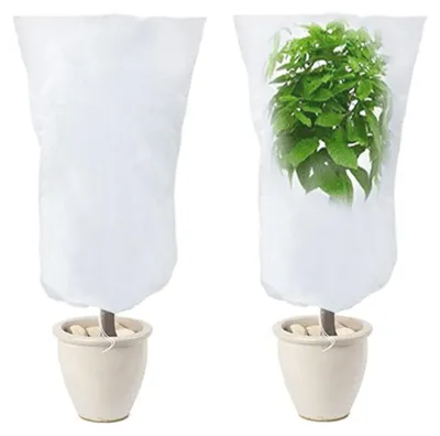 Imagen del producto de Cubiertas de protección para plantas en invierno, 2 unidades, 80 x 120 cm, protección contra heladas para plantas de jardín