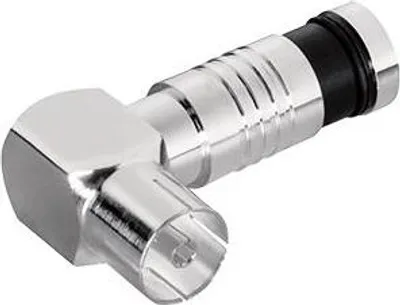 Produktbild von Iec Kompressionsbuchse, rechtwinklig für Kabel-ø 6,0-6,2 mm  rg59