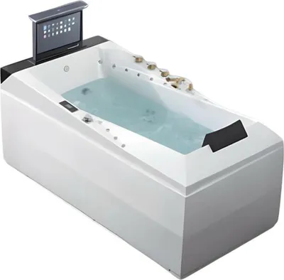 Produktbild von Acrylwanne Whirlpool Massage-Badewanne Luxuswanne Wellnesswanne 173x80 cm
