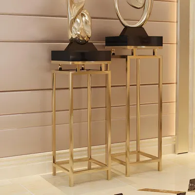 Image de Supports Supports pour fleurs Supports pour pots de fleurs en acier inoxydable Acier inoxydable
