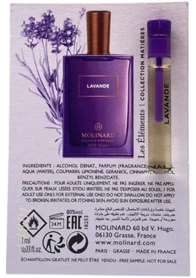 Zdjęcie produktu dla Molinard, Les Elements - Lavande, Eau De Parfum, For Women, 1 ml