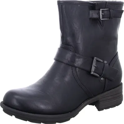 Produktbild von Alyssa Damen-Stiefelette Warmfutter Schwarz, Farbe:schwarz, EU Größe:40