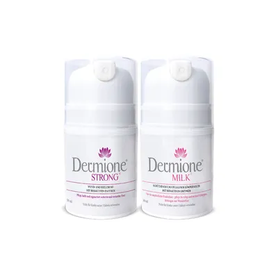 Produktbild von Dermione - SCHONENDE ENZYMATISCHE HAUTPFLEGE BEI MANIFESTATIONEN VON PSORIAISIS