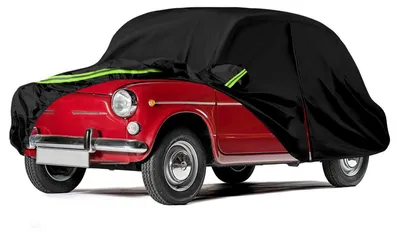 Productafbeelding van Autobeschermhoes voor de Jagst 600/770, modeljaren 1955-1969, zwart, met rits en slot