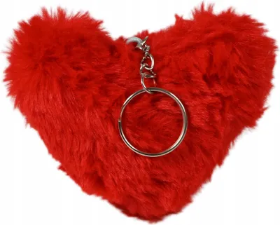 Produktbild von Plüsch Herz Schlüsselanhänger - Romantisches Geschenk Valentinstag & Muttertag