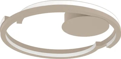 Produktbild von EGLO LED Deckenleuchte Mezzomonte, Deckenlampe Wohnzimmer dimmbar, Flur Lampe Decke, Schlafzimmerlampe aus Metall, warmweiß-kaltweiß, Ø 48 cm