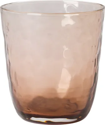 Produktbild von Broste Copenhagen Copenhagen HAMMERED Trinkglas brown 0,335 l (1 Stück)