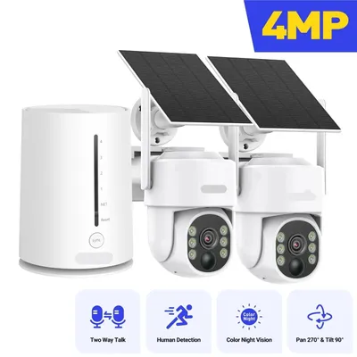 Immagine prodotto di Sistema di sicurezza wireless - Telecamera di sorveglianza - Telecamera di sicurezza - Videocamera di sicurezza - Telecamera CCTV