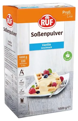 Produktbild von RUF Soßenpulver Vanille Geschmack ohne Kochen Profi Line 1000g