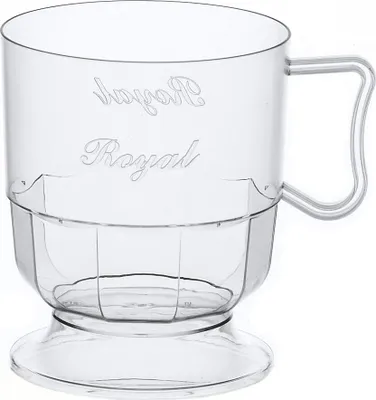 Produktbild von 10 Kaffeetassen Royal, PS 0,2 l Ø 7,2 cm · 8,6 cm glasklar