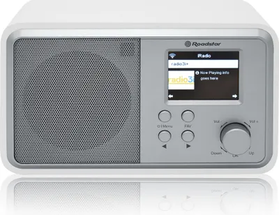 Immagine prodotto di Roadstar IR-390D+BT/WH Radio Internet Wi-Fi e digitale DAB/ DAB+/ FM, Bluetooth, USB, telecomando Bianco