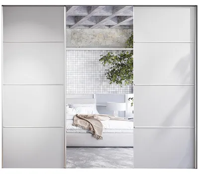 Imagen del producto de Puerta corredera para armario MERV F4 250 gris