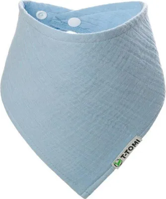 Imagen del producto de T-TOMI , babero de muselina, color azul
