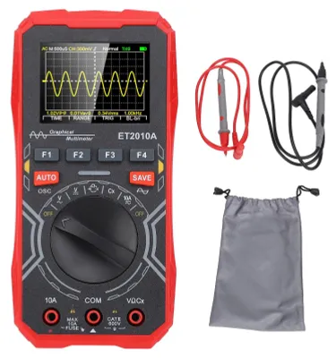 2-in-1 Oszilloskop-Multimeter, 1 MHz, 2,5 MSPS, tragbar