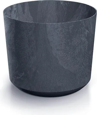 Zdjęcie produktu dla TUBO doniczka z efektem betonu 12,8 cm - Kolor: antracytowy