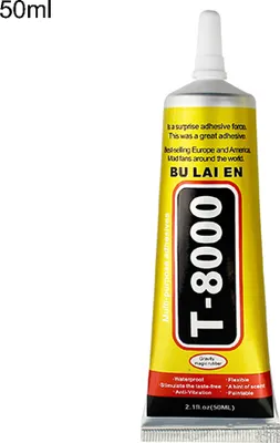 Produktbild von 15/50 ml T8000 hochviskoser Telefon-Bildschirmrahmen-Reparaturkleber, flüssiger Kleber, 50 ml
