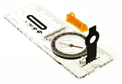 Produktbild von Outdoor Marschkompass Kompass für Karte Linealkompass Survival Überleben #17660