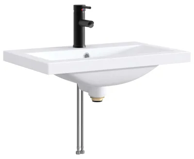 Immagine prodotto di Lavabo da bagno vidaXL, nero opaco, 61 x 40 x 16,5 cm