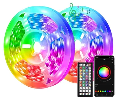 Obrázok produktu pre LED pásové osvetlenie, inteligentné ovládanie, synchronizácia s hudbou, 30 m