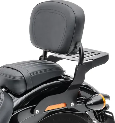 Produktbild von Sissy Bar X3X für Honda Rebel 500 17-25 mit Gepäckträger schwarz