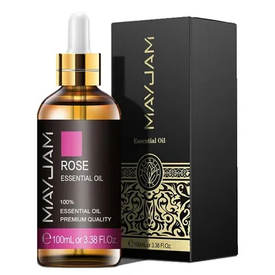 Obrázek produktu pro Difuzér esenciálních olejů, Sladký pomeranč, Vanilka, Aromatický olej, 100ml, Růže