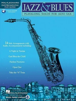 Obrázok produktu pre Jazz & Blues - Play-Along Solos for Alto Sax (Book/Online Audio)