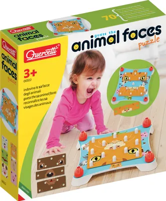Produktbild von Quercetti Tiergesichter Puzzle