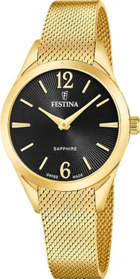 Image de Festina Montre Grace Swiss Made Gold - Black
