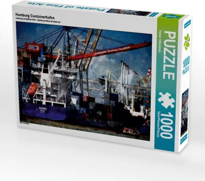 Produktbild von Calvendo Hamburg Containerhafen 1000 Teile Puzzle quer 640x480mm, Silberstein Reiner; 7394440