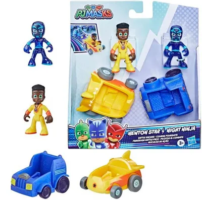 Zdjęcie produktu dla PJ MASKS figurki pojazdy NEWTON STAR i NIGHT NINJA HASBRO F4587 PIDŻAMERSI