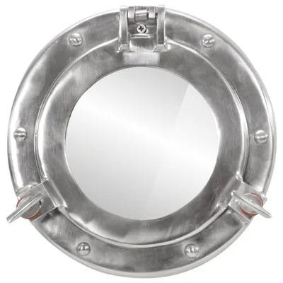 Zdjęcie produktu dla vidaXL Lustro ścienne Porthole Ø23 cm aluminium i szkło