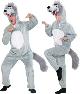 Produktbild von Wolf Plüschkostüm Overall