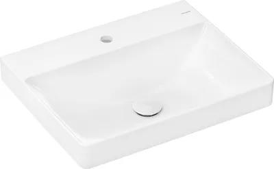 Zdjęcie produktu dla hansgrohe Xelu Q umywalka nablatowa, bez przelewu, polerowana, 600x480 mm, biała, 61018450