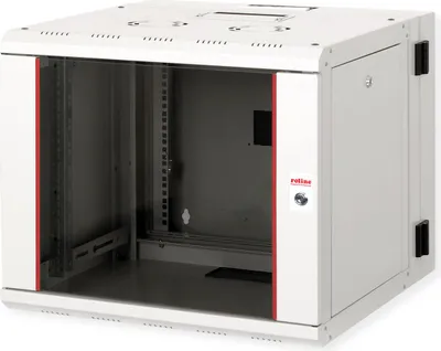 Zdjęcie produktu dla ROLINE 26.21.0011, Szafa wisząca, 9U, 50 kg, Zamek, Relingi, 28 kg