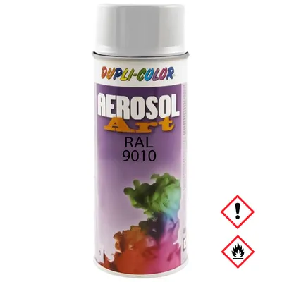 Produktbild von DUPLI-COLOR AEROSOL ART RAL 9010 Reinweiß glänzend 400 ml - Sprühfarbe