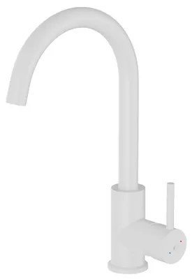 Image de Kiwo mitigeur évier blanc Essebagno