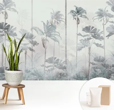 Produktbild von Fototapete  - 208x146 cm - Tapete - Wandtapete - Wandbilder  - Dekofolie - Tapete Folie - Wand - Dekoration - Wohnzimmer - Tropische Landschaft