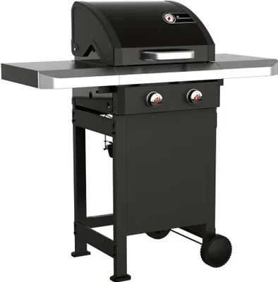 Produktbild von LANDMANN Gasgrill Rexon 2.0 DE 135cm schwarz 22146 GR Gusseisen emailliert
