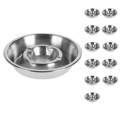 Produktbild von Aschenbecher Edelstahl Windaschenbecher Tischaschenbecher Ø13cm