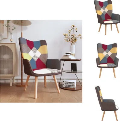 Obrázek produktu pro vidaXL Relax křeslo patchwork látka - Křeslo