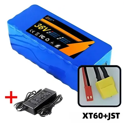 Immagine prodotto di Batteria al litio, capacità 60000 mAh, compatibilità 36V, caricabatterie XT60-JST