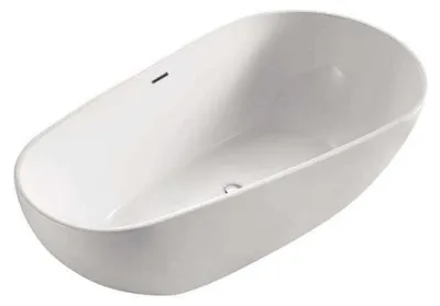 Image de SERENA - Baignoire ilot - Blanc - Solide et Confortable