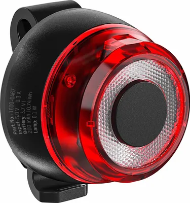 Immagine prodotto di ANSMANN 1600-0525 ANSMANN Rear round LED Fahrradbeleuchtung schwarz