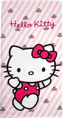 Zdjęcie produktu dla CERDÀ - Oficjalny ręcznik plażowy Hello Kitty z mikrofibry, idealny na lato